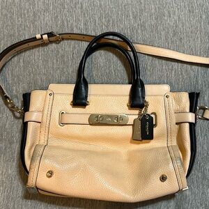 Coach leather crossbody bag